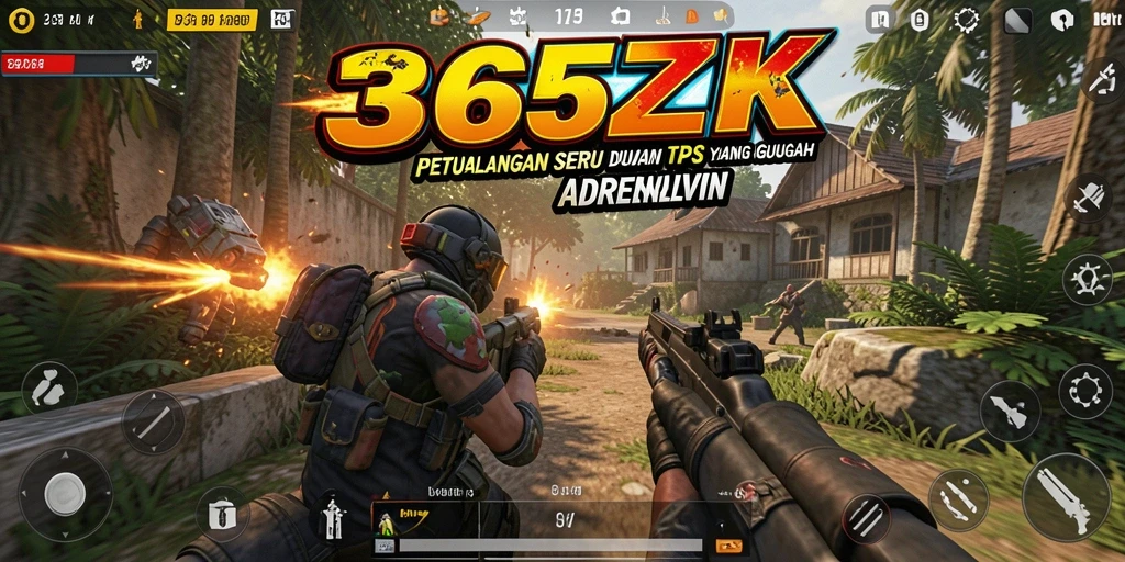 Tampilan gameplay TPS yang mendebarkan dan seru di 365ZK.