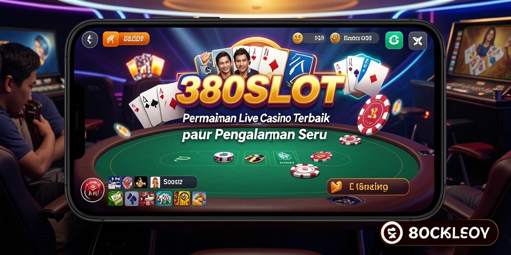 Tampilan gameplay Live Casino yang seru dan interaktif.