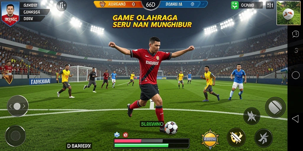 Tampilan gameplay seru dan kompetitif dari 66D.