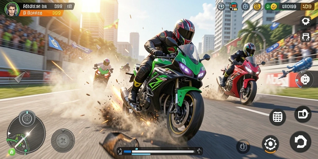 Gameplay seru di ADI99 dengan balapan motor yang mendebarkan.