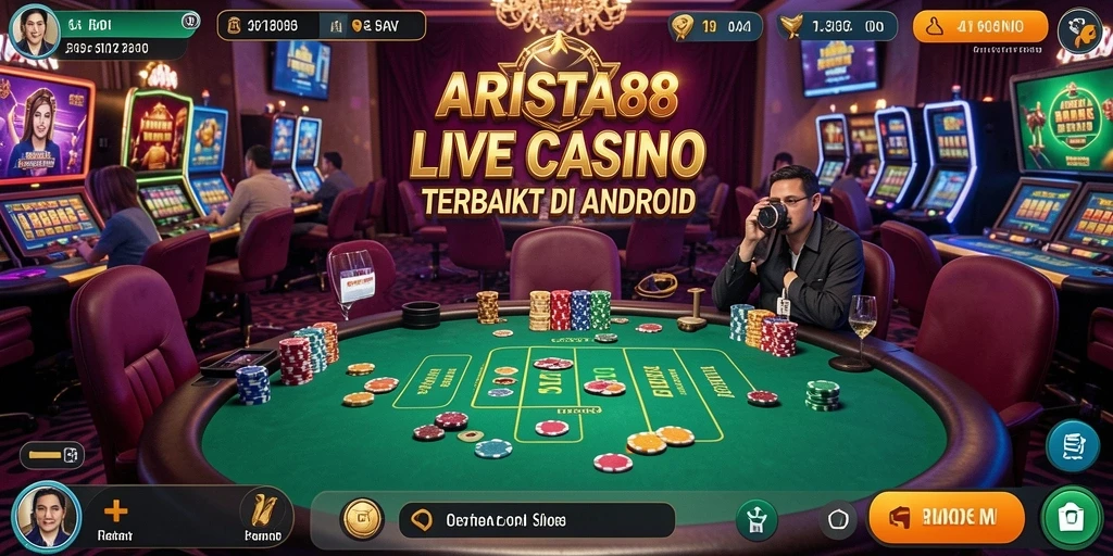 Screenshot ARISTA88 menunjukkan gameplay Live Casino yang seru dan interaktif.