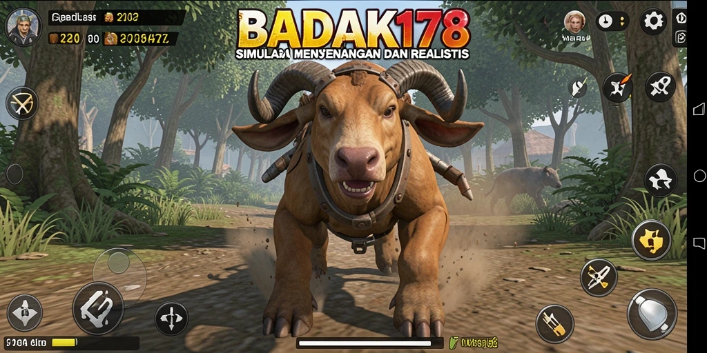 Screenshot gameplay BADAK178 menunjukkan interaksi dan aktivitas menarik dalam simulasi.