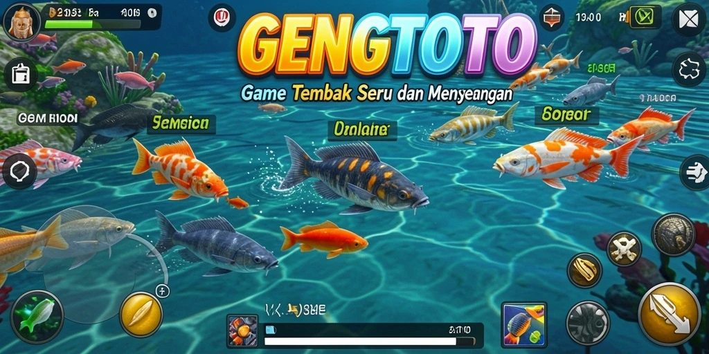 Tampilan menawan dari gameplay Tembak Ikan GENGTOTO.