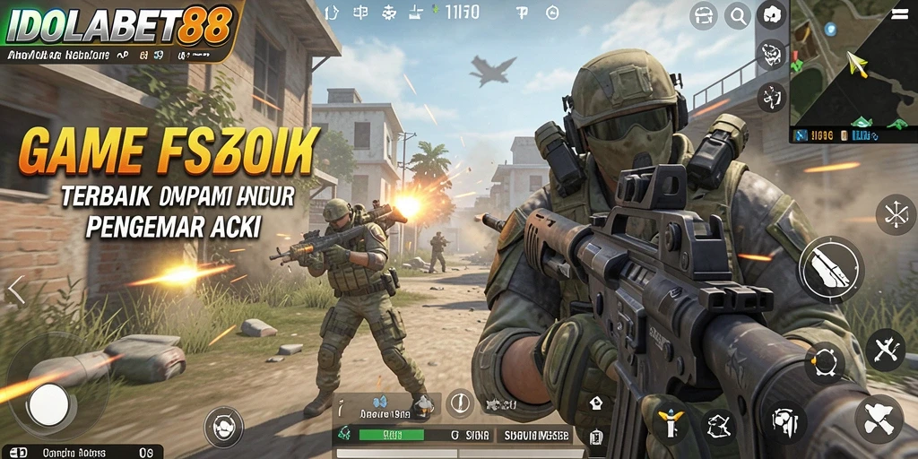 Screenshot IDOLABET88 menampilkan aksion menembak yang mendebarkan.