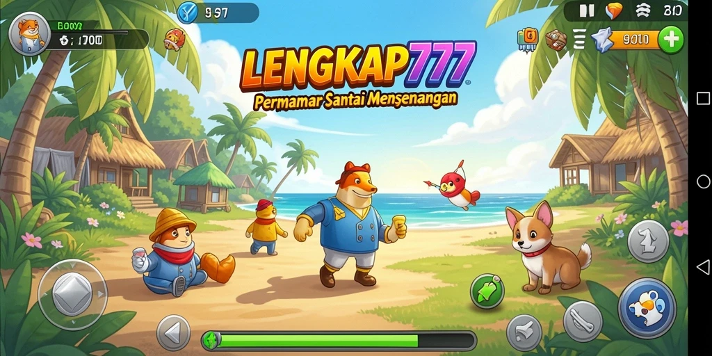 Gameplay seru dan grafis menarik dalam LENGKAP777.