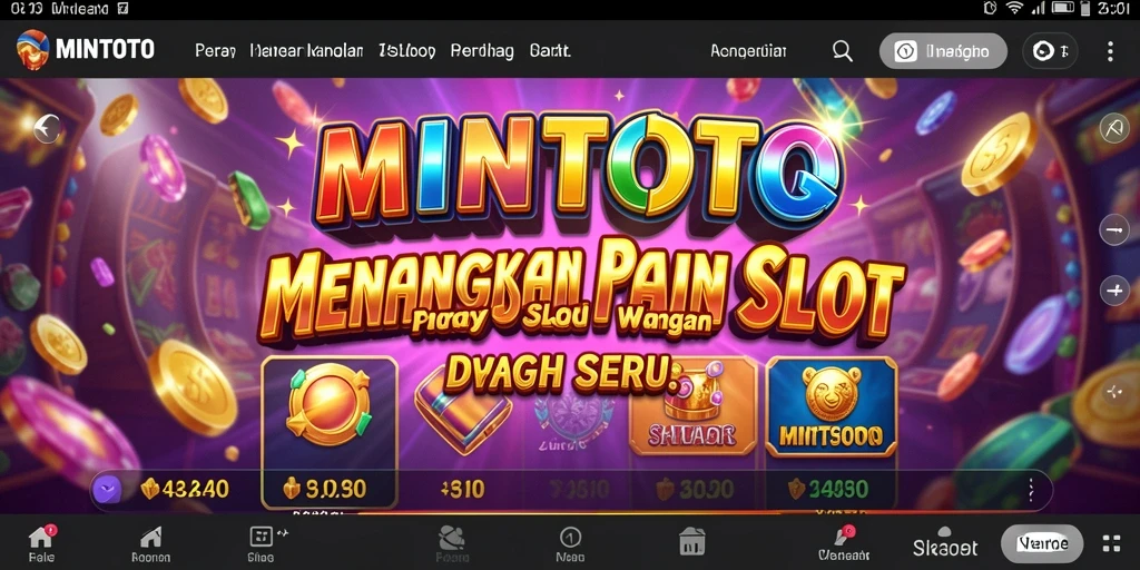 Screenshot gameplay MINTOTO menampilkan pengalaman bermain slot yang seru.