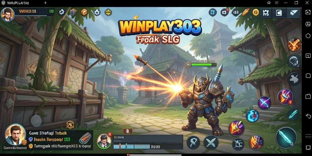 Screenshot utama dari WINPLAY303 menampilkan gameplay SLG yang dinamis.